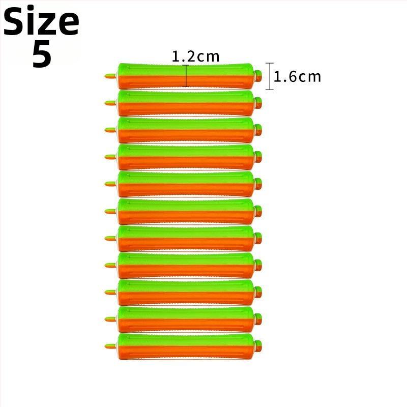 Μπάρα περμανάντ με λάστιχο - Μπάρα περμανάντ κρύου για κομμωτήριο, 10 ράβδοι ανά συσκευασία