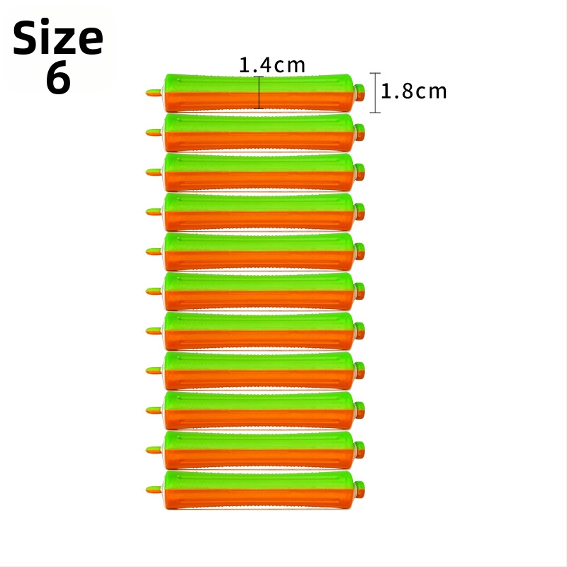 Μπάρα περμανάντ με λάστιχο - Μπάρα περμανάντ κρύου για κομμωτήριο, 10 ράβδοι ανά συσκευασία