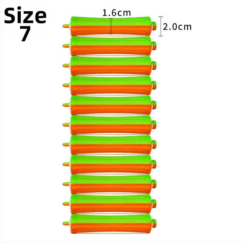 Μπάρα περμανάντ με λάστιχο - Μπάρα περμανάντ κρύου για κομμωτήριο, 10 ράβδοι ανά συσκευασία