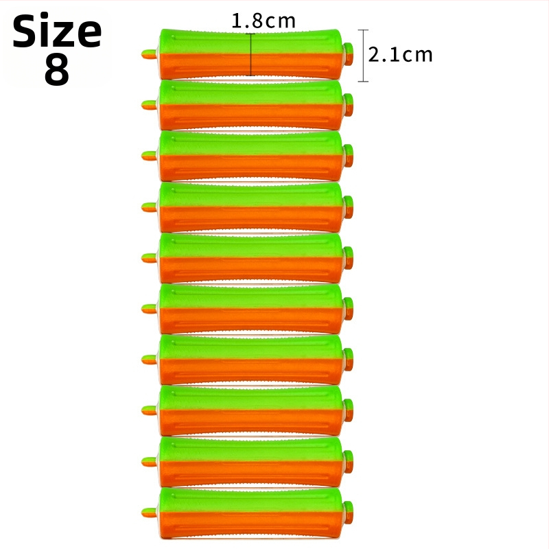 Μπάρα περμανάντ με λάστιχο - Μπάρα περμανάντ κρύου για κομμωτήριο, 10 ράβδοι ανά συσκευασία