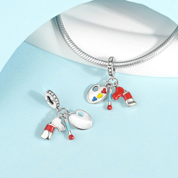 DIY réz elektroplattált korong medál kiegészítők - modell CCT682, sportos stílus