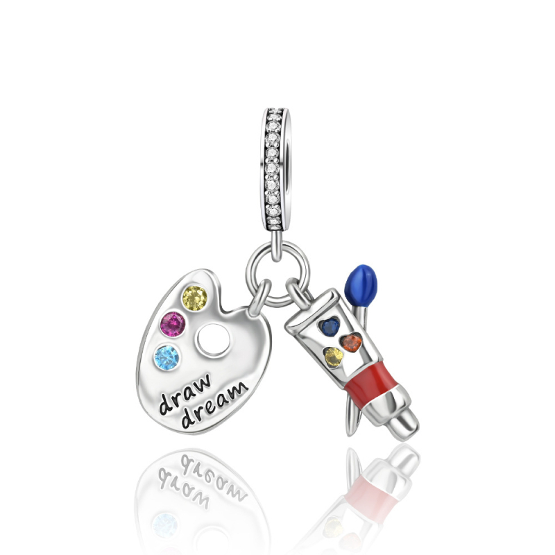 DIY réz elektroplattált korong medál kiegészítők - modell CCT682, sportos stílus