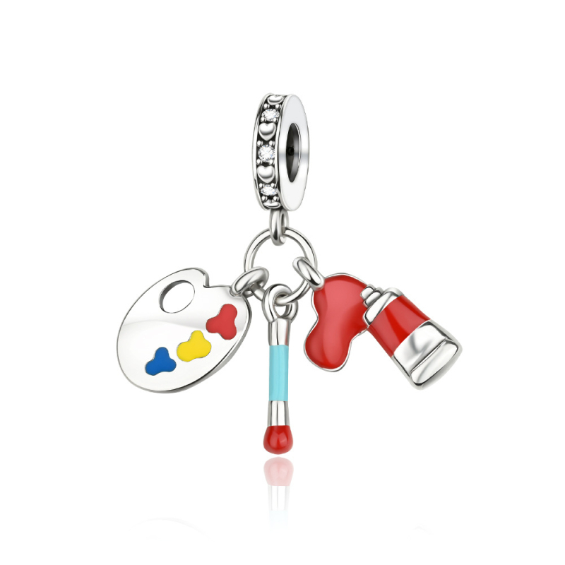 DIY réz elektroplattált korong medál kiegészítők - modell CCT682, sportos stílus