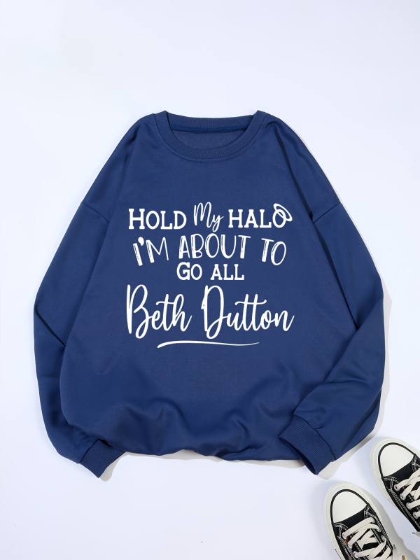 Dámska mikina s okrúhlym výstrihom, dlhé rukávy, polyester 95%+, potlač, street hipster štýl — kódy W4263/W4264