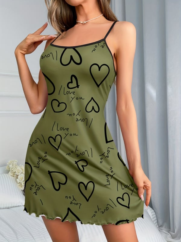 Женска нощничка с презрамки от млячна коприна, секси стил, къса пола, без ръкави, за спане и домашни условия