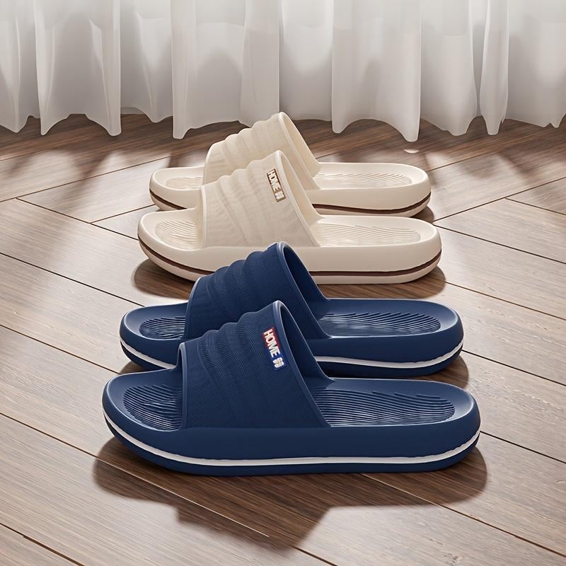 Férfi beltéri papucs (EVA vastag talpú, csúszásmentes, Felső anyag: Xishi Velvet, Talpanyag: Hemp Braided, Stílus: Sportos)