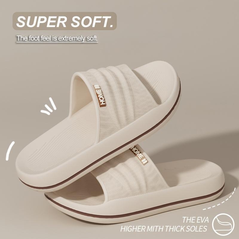 Férfi beltéri papucs (EVA vastag talpú, csúszásmentes, Felső anyag: Xishi Velvet, Talpanyag: Hemp Braided, Stílus: Sportos)