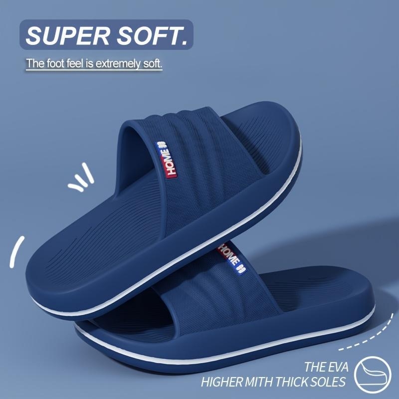 Férfi beltéri papucs (EVA vastag talpú, csúszásmentes, Felső anyag: Xishi Velvet, Talpanyag: Hemp Braided, Stílus: Sportos)