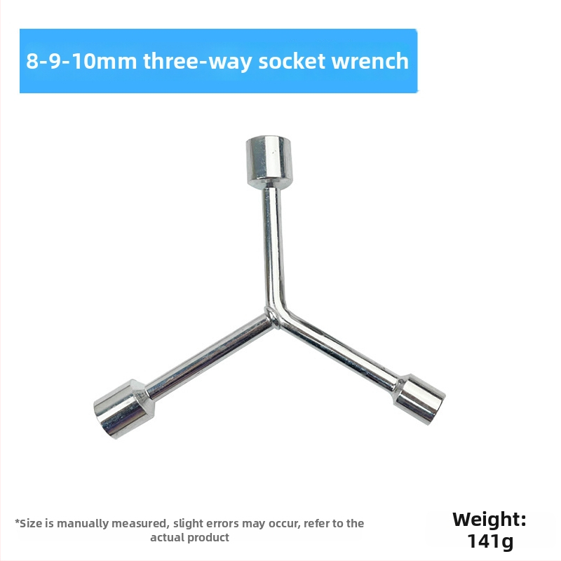 Gram značka Y-typ viacúčelová sada ručných nástrojov pre motocykle s trojramenným zásuvkovým kľúčom a predĺžením