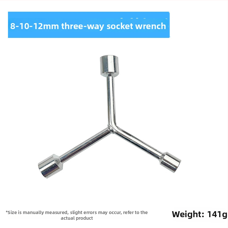 Gram značka Y-typ viacúčelová sada ručných nástrojov pre motocykle s trojramenným zásuvkovým kľúčom a predĺžením