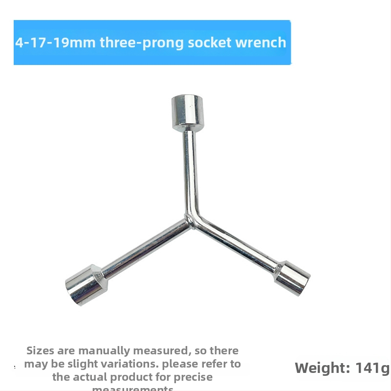 Gram značka Y-typ viacúčelová sada ručných nástrojov pre motocykle s trojramenným zásuvkovým kľúčom a predĺžením