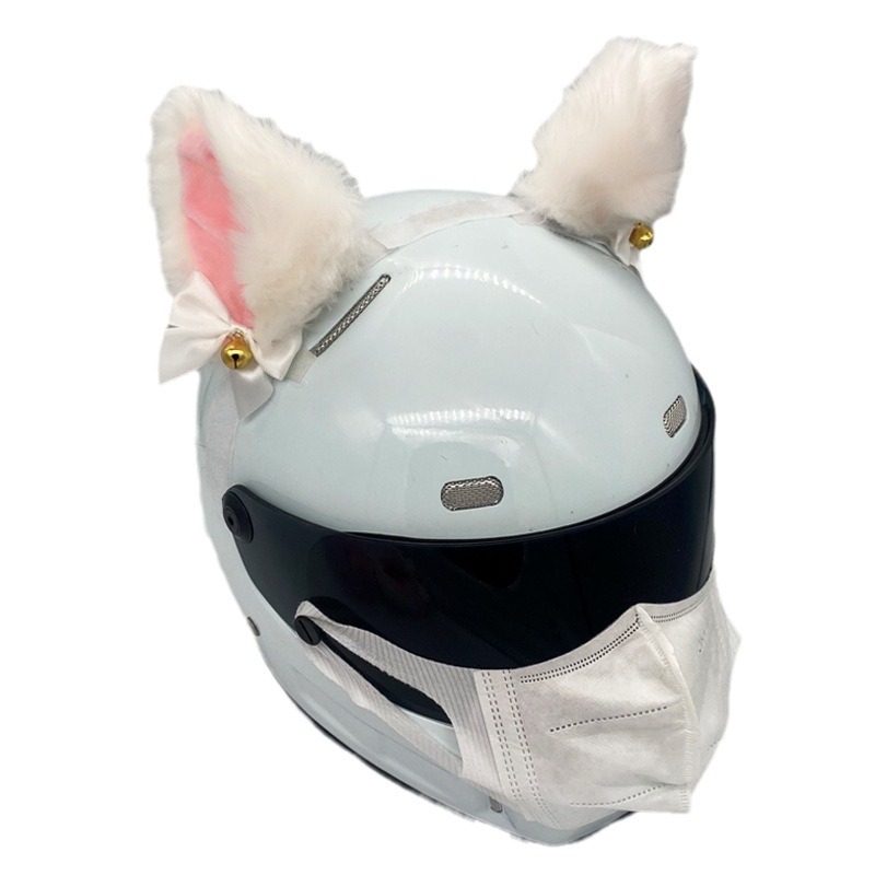 NYQD ABS Dekorácia prilby s mačacími ušami pre elektrický motocykel, 3C certifikácia