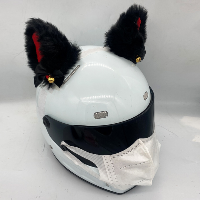 NYQD ABS Dekorácia prilby s mačacími ušami pre elektrický motocykel, 3C certifikácia