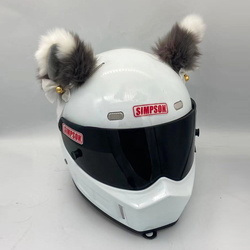 NYQD ABS Dekorácia prilby s mačacími ušami pre elektrický motocykel, 3C certifikácia