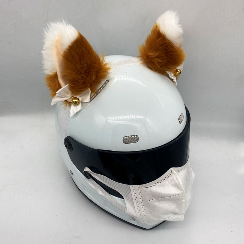 NYQD ABS Dekorácia prilby s mačacími ušami pre elektrický motocykel, 3C certifikácia