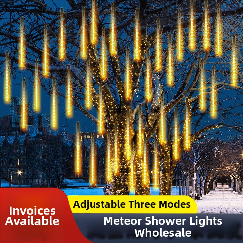 Vonkajšie reťazové svetlá - dizajn meteorického dažďa, 110V, CE, Zhixiao, 744206824179