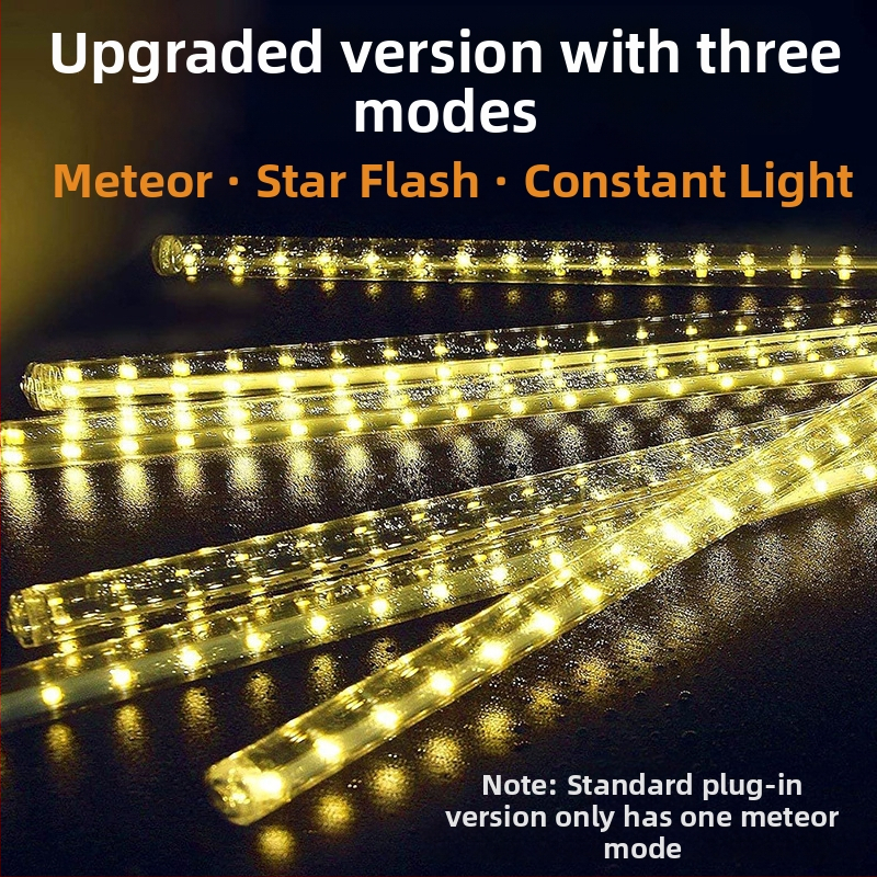 Vonkajšie reťazové svetlá - dizajn meteorického dažďa, 110V, CE, Zhixiao, 744206824179