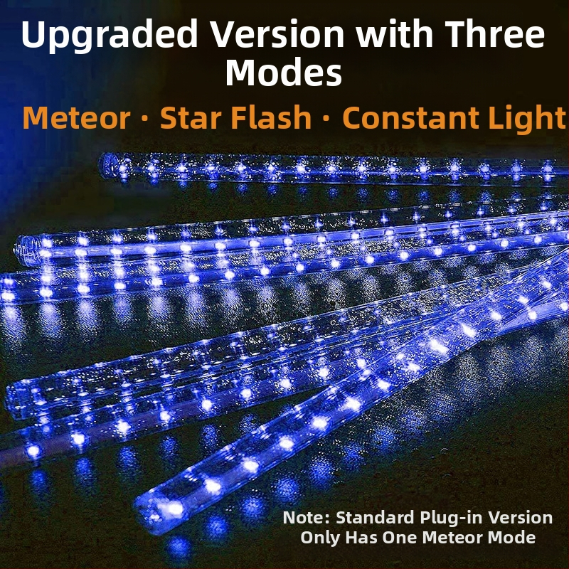 Vonkajšie reťazové svetlá - dizajn meteorického dažďa, 110V, CE, Zhixiao, 744206824179