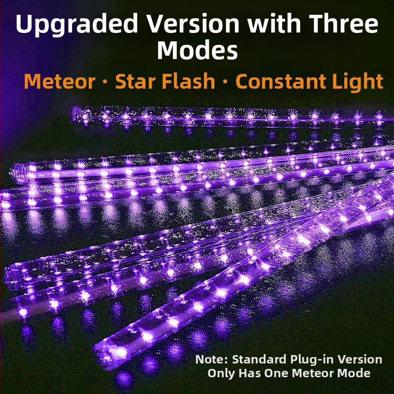 Vonkajšie reťazové svetlá - dizajn meteorického dažďa, 110V, CE, Zhixiao, 744206824179