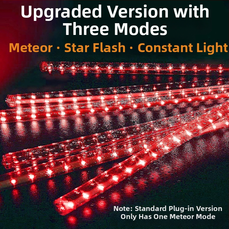 Vonkajšie reťazové svetlá - dizajn meteorického dažďa, 110V, CE, Zhixiao, 744206824179