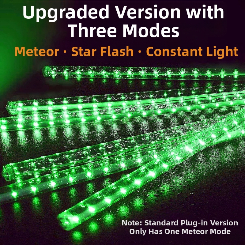 Vonkajšie reťazové svetlá - dizajn meteorického dažďa, 110V, CE, Zhixiao, 744206824179