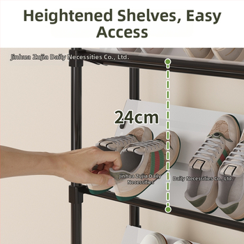 Botník na dvere pre úzky vstup, vnútorný organizér s 3–6 úrovňami a návodom na montáž