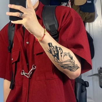 Dočasné tetovanie samolepka – Dizajn parož jelena – Značka Guangzhou xiangrun, Pôvod: pevninská Čína, Žiadne prispôsobenie, Import: Nie