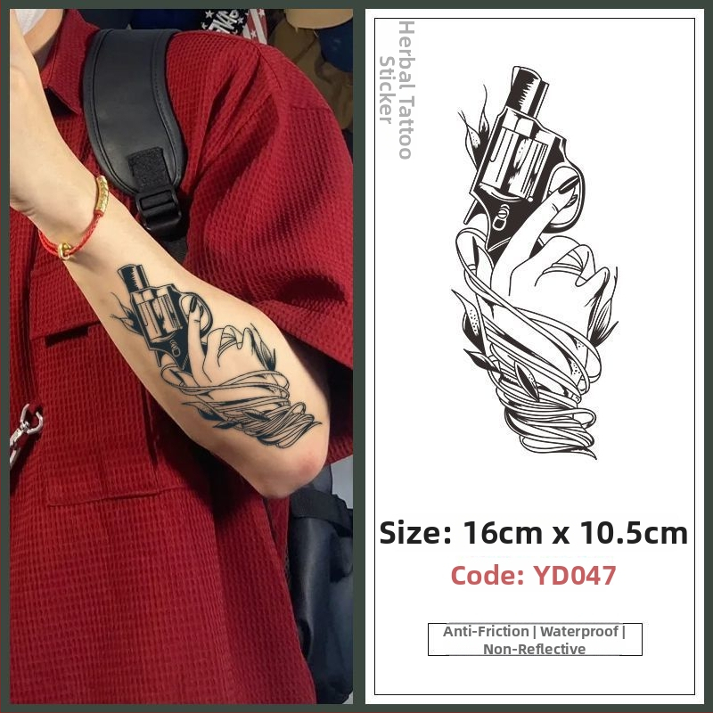 Dočasné tetovanie samolepka – Dizajn parož jelena – Značka Guangzhou xiangrun, Pôvod: pevninská Čína, Žiadne prispôsobenie, Import: Nie