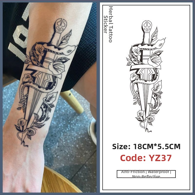 Dočasné tetovanie samolepka – Dizajn parož jelena – Značka Guangzhou xiangrun, Pôvod: pevninská Čína, Žiadne prispôsobenie, Import: Nie