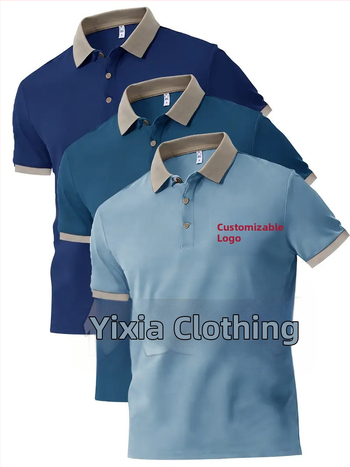 Polo tričko s vlastným tlačeným logom, grafika, krátke rukávy, golier; 96% polyester v zmesi