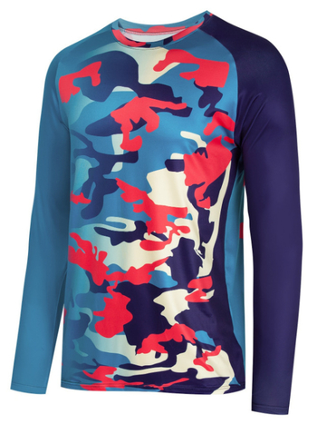 Rybárska košeľa s rýchloschnúcou látkou z chemických vlákien, pánska, dlhý rukáv, vhodná na beh, cyklistiku, turistiku a rybolov