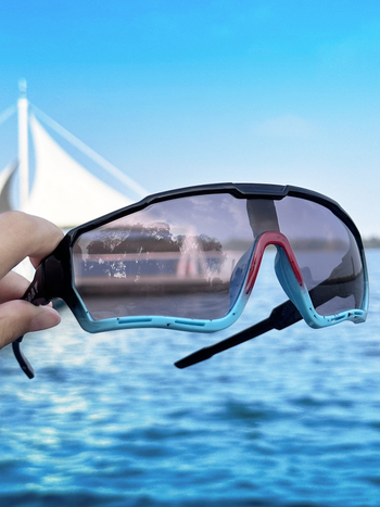 Ciklističke naočale s punim okvirom od PC-a, leća koja mijenja boju, unisex