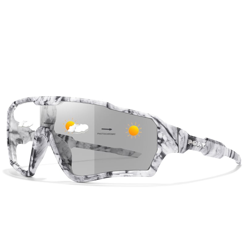 Ciklističke naočale s punim okvirom od PC-a, leća koja mijenja boju, unisex