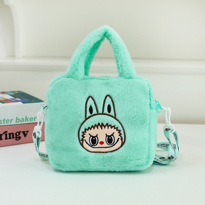 Capybara pliš torba za rame, crossbody stil, kratki pliš, PP pamuk punjenje, OEM logo