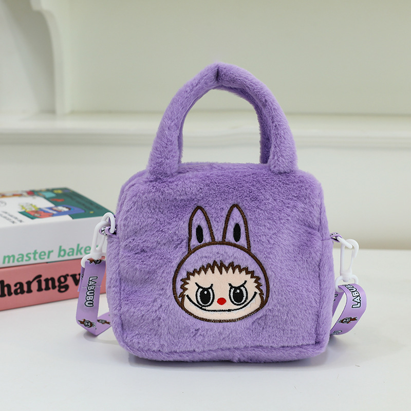 Capybara pliš torba za rame, crossbody stil, kratki pliš, PP pamuk punjenje, OEM logo