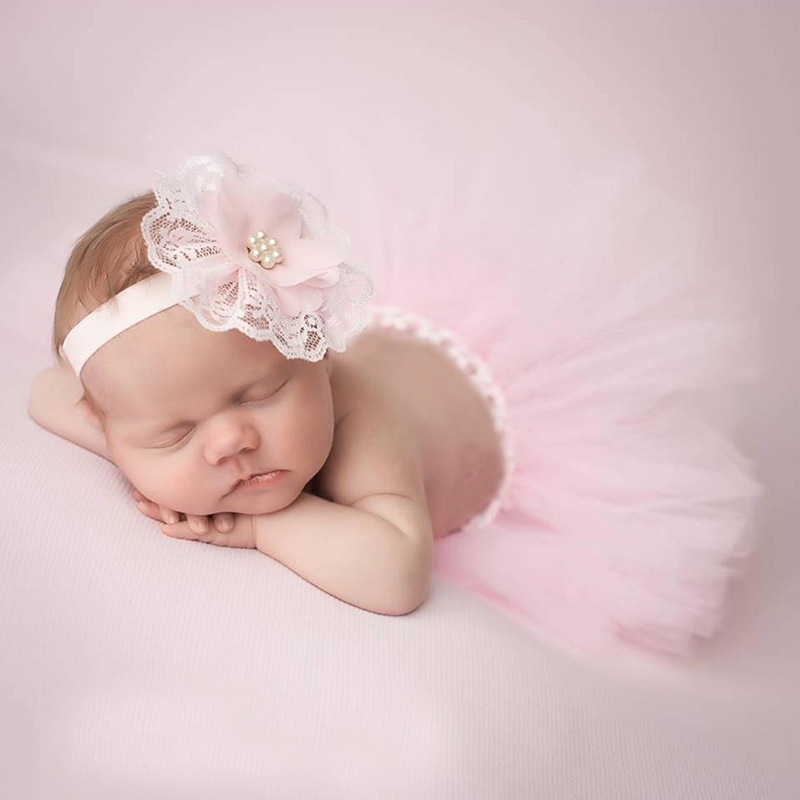 Fotózásra készült babalány tutu szoknya szett – ujj nélküli, puha anyagú poliészter/nylon, két részes, újszülött