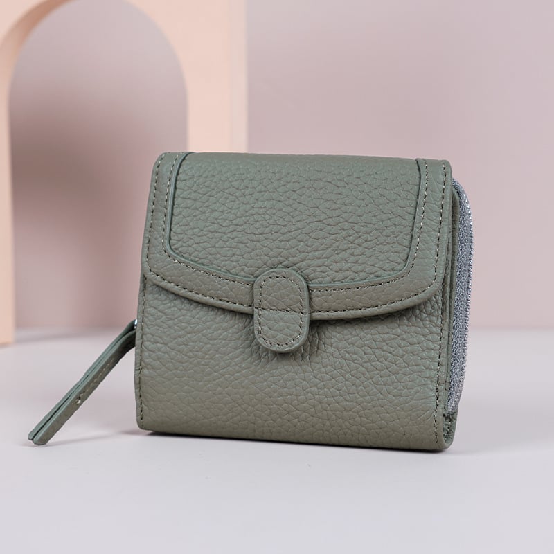 Mincovník z nylonu a kože prvého radu býčej kože s mikrovláknom, jednofarebný vzor, mestský štýl, ultra ľahký, ochrana proti krádeži