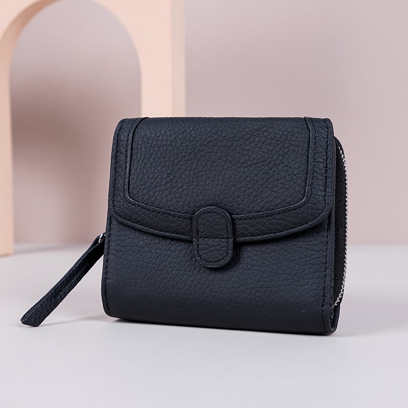 Mincovník z nylonu a kože prvého radu býčej kože s mikrovláknom, jednofarebný vzor, mestský štýl, ultra ľahký, ochrana proti krádeži