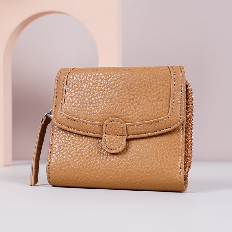 Mincovník z nylonu a kože prvého radu býčej kože s mikrovláknom, jednofarebný vzor, mestský štýl, ultra ľahký, ochrana proti krádeži