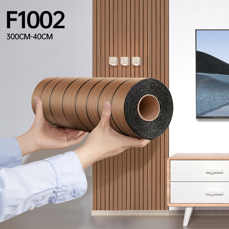 3D αυτοκόλλητο τοίχου – υφή ξύλου, PVC, αδιάβροχο, 1 φύλλο