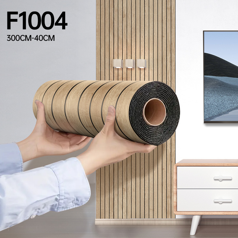 3D αυτοκόλλητο τοίχου – υφή ξύλου, PVC, αδιάβροχο, 1 φύλλο