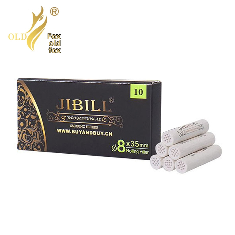 Ekologický filter na cigarety | Materiál: aktívny uhlík/papier/plast alebo keramika; Štýl: moderná jednoduchosť; Balenie: 100 ks; Bez loga