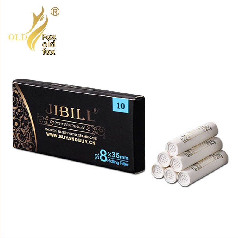 Ekologický filter na cigarety | Materiál: aktívny uhlík/papier/plast alebo keramika; Štýl: moderná jednoduchosť; Balenie: 100 ks; Bez loga