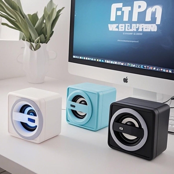 Dang chew Stolný počítačový reproduktor, 2.0 kanály, 3,5 mm káblové pripojenie, silný bas, vysoká hlasitosť, vysoká kvalita