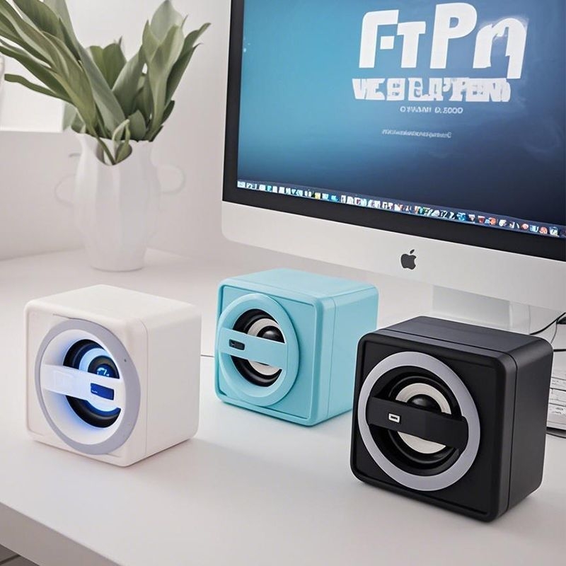 Dang chew Stolný počítačový reproduktor, 2.0 kanály, 3,5 mm káblové pripojenie, silný bas, vysoká hlasitosť, vysoká kvalita