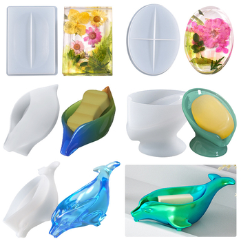 Szilikon forma készlet gyantához és szappantartó dobozokhoz – szabálytalan alakú, torta forma, DIY otthoni használatra