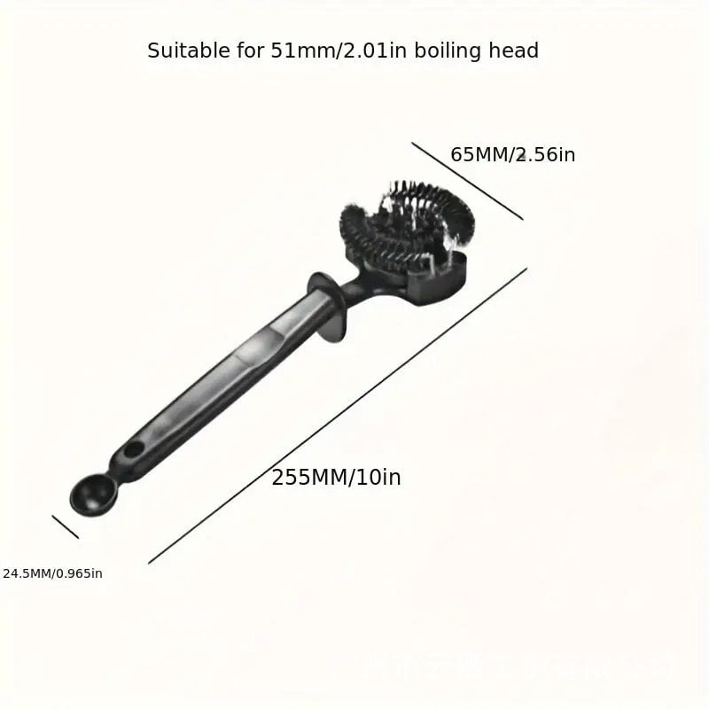 Полуавтоматична четка за почистване на кафе машина със сменяема глава и дръжка за еспресо машини