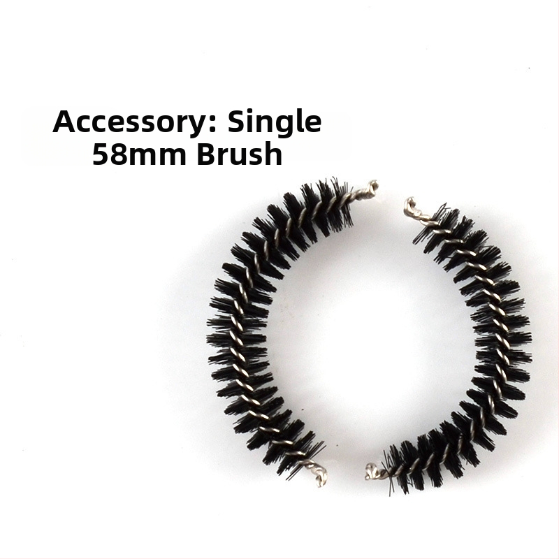 Poloautomatická čistiaca kefka na kávovar s odnímateľnou hlavou a rukoväťou pre espresso stroje