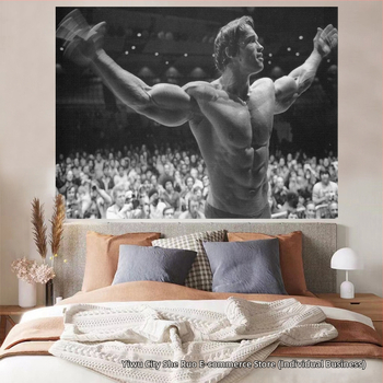 Nástenný gobelín — plyšový materiál, 100% polyester, moderný minimalistický štýl (digitálny tepelný transfer; obdĺžnikový tvar)