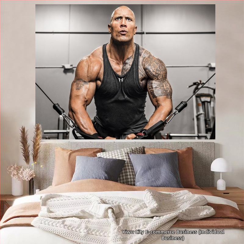 Nástenný gobelín — plyšový materiál, 100% polyester, moderný minimalistický štýl (digitálny tepelný transfer; obdĺžnikový tvar)